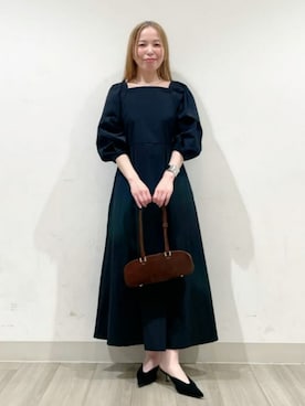 「Demi-Luxe BEAMS（デミルクス ビームス）のアイテム」を使った、Demi-Luxe BEAMSさん（レディース・158cm）の秋コーディネート