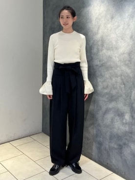 「Demi-Luxe BEAMS（デミルクス ビームス）のアイテム」を使った、Demi-Luxe BEAMSさん（レディース・166cm）の秋コーディネート