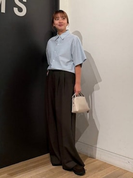 Demi-Luxe BEAMSさん（レディース・153cm）の秋コーディネート