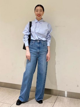 「upperhights（アッパーハイツ）のアイテム」を使った、Demi-Luxe BEAMSさん（レディース・164cm）の夏コーディネート