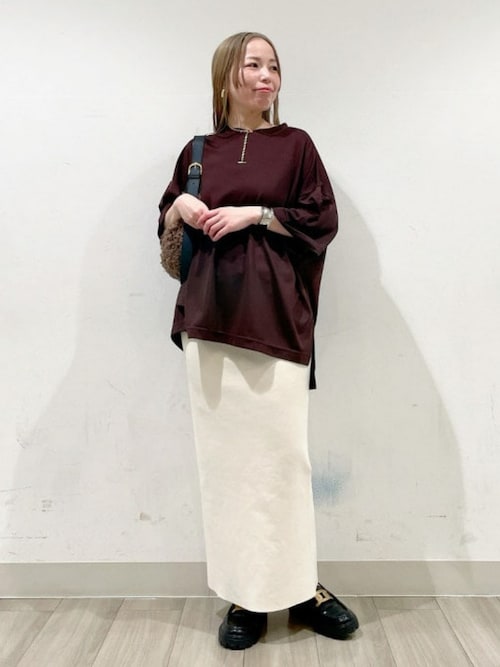 追加】シンプル タイト ニットスカート .M［手洗い可］（スカート