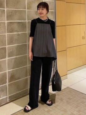 「SLOANE（スローン）のアイテム」を使った、Demi-Luxe BEAMSさん（レディース・159cm）の夏コーディネート