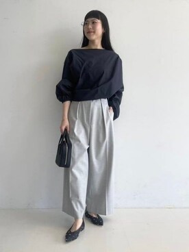 Demi-Luxe BEAMSさん(レディース・158cm)の冬コーディネート