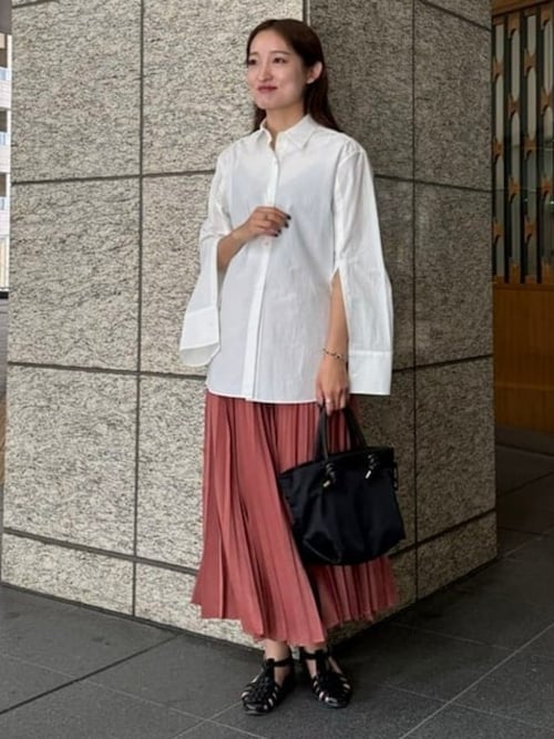 Demi-Luxe BEAMS スカート サテン プリーツ : ZOZOTOWN Yahoo!店