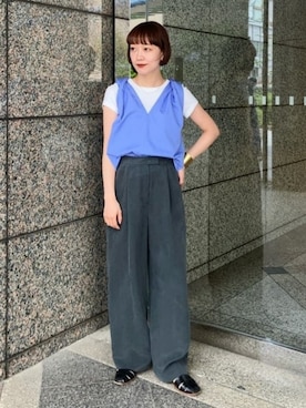 Demi-Luxe BEAMSさん(レディース・154cm)の春コーディネート