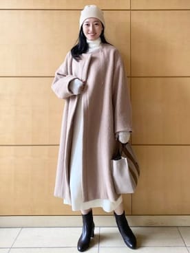 Demi-Luxe BEAMSさん（レディース・162cm）の冬コーディネート
