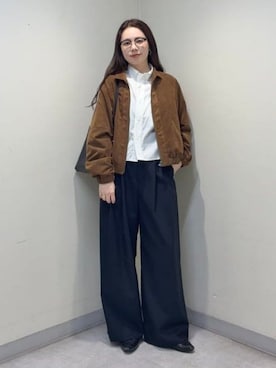 Demi-Luxe BEAMSさん（レディース・162cm）の秋コーディネート