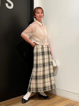 Demi-Luxe BEAMSさん（レディース・153cm）の夏コーディネート