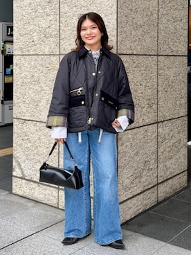 「Demi-Luxe BEAMS（デミルクス ビームス）のアイテム」を使った、Demi-Luxe BEAMSさん（レディース・154cm）の秋コーディネート