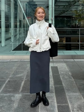 Demi-Luxe BEAMSさん（レディース・162cm）の春コーディネート