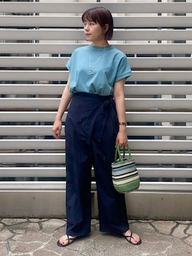 Demi-Luxe BEAMSさん（レディース・159cm）の夏コーディネート