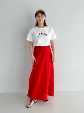 Demi-Luxe BEAMSさん（レディース・153cm）の春コーディネート