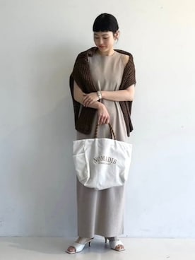 Demi-Luxe BEAMSさん（レディース・158cm）の春コーディネート