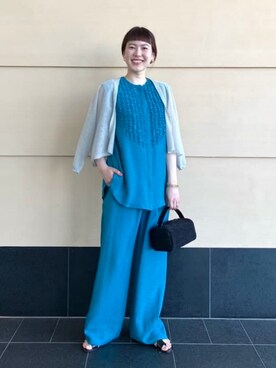 Demi-Luxe BEAMSさん（レディース・158cm）の春コーディネート