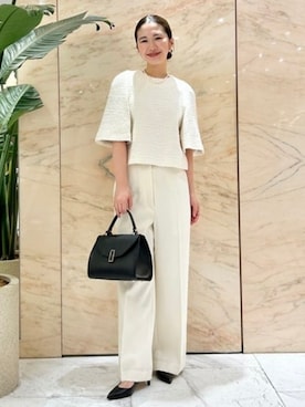 Demi-Luxe BEAMSさん（レディース・160cm）の冬コーディネート