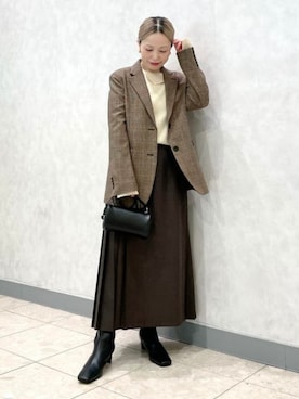 Demi-Luxe BEAMSさん(レディース・158cm)の秋コーディネート
