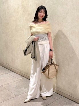 Demi-Luxe BEAMSさん（レディース・159cm）の夏コーディネート