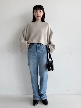 「upperhights（アッパーハイツ）のアイテム」を使った、Demi-Luxe BEAMSさん（レディース・155cm）の秋コーディネート