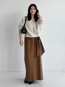 Demi-Luxe BEAMSさん(レディース・157cm)の秋コーディネート