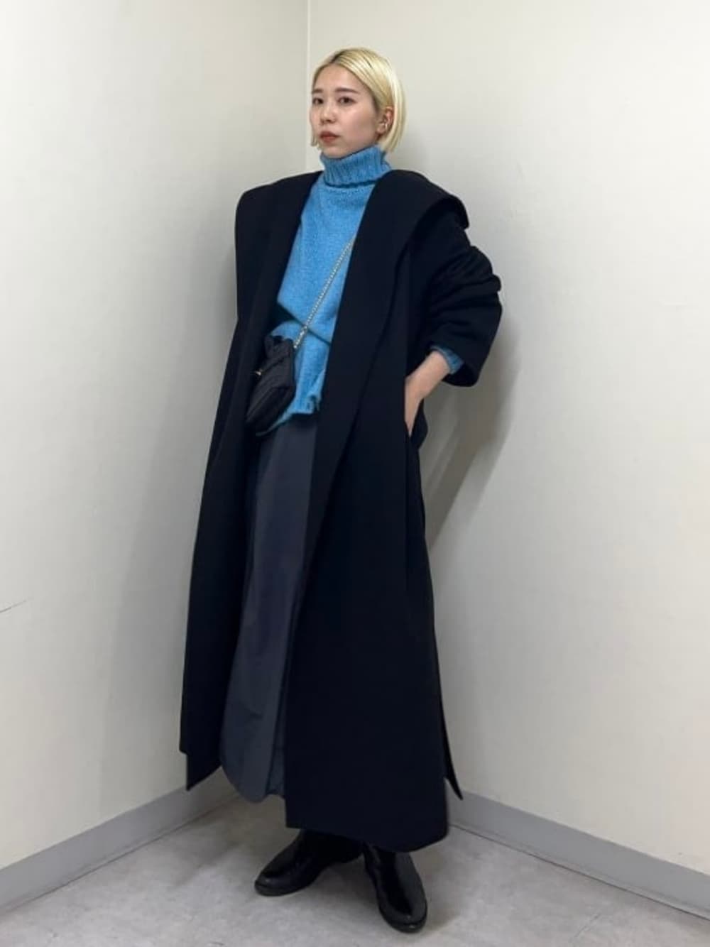 【美品】Demi-Luxe BEAMS / ソフトメルトン ガウンコート Demi-Luxe BEAMS（デミルクス ビームス）の「Demi-Luxe BEAMS