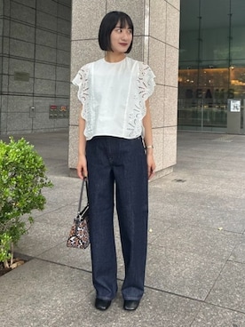Demi-Luxe BEAMSさん（レディース・153cm）の夏コーディネート