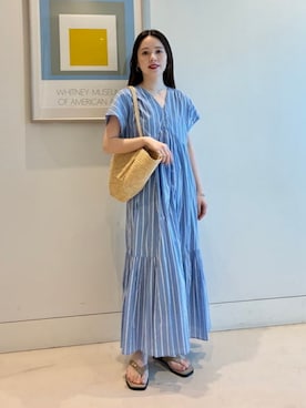 「NE QUITTEZ PAS!（ヌキテパ）のアイテム」を使った、Demi-Luxe BEAMSさん（レディース・162cm）の春コーディネート