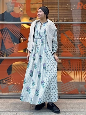 「NE QUITTEZ PAS!（ヌキテパ）のアイテム」を使った、Demi-Luxe BEAMSさん（レディース・157cm）の春コーディネート