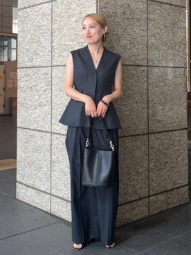 「GIANNI NOTARO（ジャンニノターロ）のアイテム」を使った、Demi-Luxe BEAMSさん（レディース・162cm）の秋コーディネート