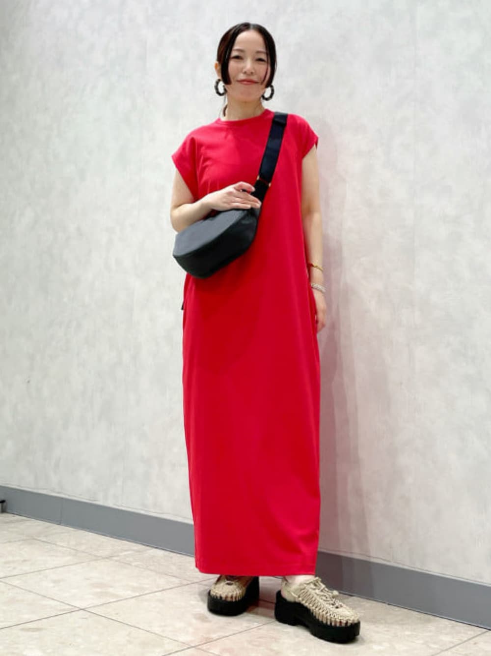 別注】ATON / DRY COTTON JERSEY ワンピース [洗える]を使った人気