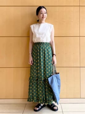 Demi-Luxe BEAMSさん(レディース・162cm)の夏コーディネート