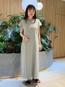 「スウェットワンピース」｜Demi-Luxe BEAMSさん（レディース・168cm）の秋コーディネート