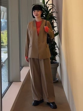 Demi-Luxe BEAMSさん(レディース・158cm)の秋コーディネート