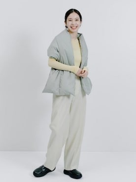 AK+1 / 2WAY ダウン ケープを使った人気ファッションコーディネート - WEAR