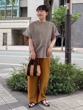 Demi-Luxe BEAMS レーヨン リネン ドローストリング パンツ セール】レーヨン リネン ドローストリング パンツ［手洗い可