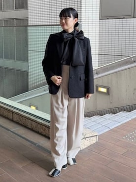 Demi-Luxe BEAMSさん(レディース・156cm)の冬コーディネート