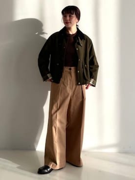 Demi-Luxe BEAMSさん(レディース・159cm)の冬コーディネート