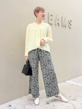 Demi-Luxe BEAMSさん（レディース・165cm）の春コーディネート