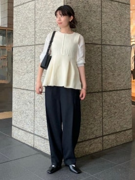 Demi-Luxe BEAMSさん（レディース・161cm）の冬コーディネート