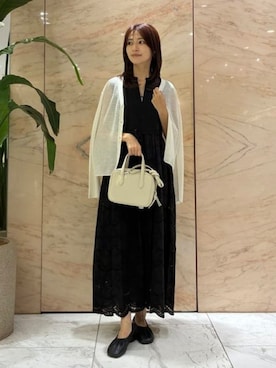 「NE QUITTEZ PAS!（ヌキテパ）のアイテム」を使った、Demi-Luxe BEAMSさん（レディース・159cm）の夏コーディネート