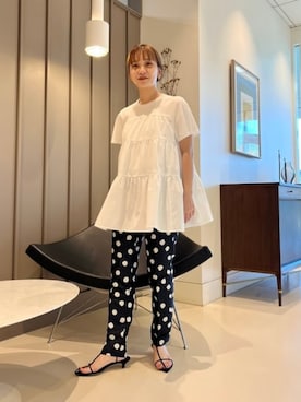 Demi-Luxe BEAMSさん（レディース・153cm）の春コーディネート