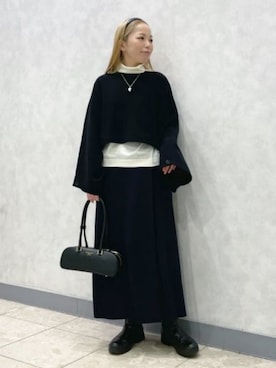 Demi-Luxe BEAMSさん(レディース・158cm)の冬コーディネート