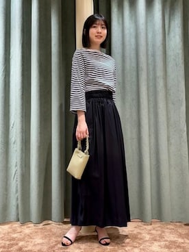 「GIANNI CHIARINI（ジャンニ キアリーニ）のアイテム（トートバッグ）」を使った、Demi-Luxe BEAMSさん（レディース・169cm）の春コーディネート