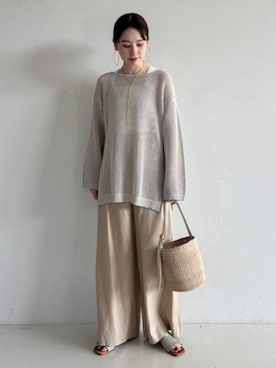 「EFFE BEAMS（エッフェビームス）のアイテム」を使った、Demi-Luxe BEAMSさん（レディース・162cm）の春コーディネート
