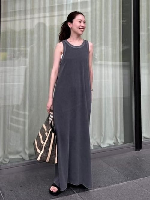 Demi-Luxe BEAMS　デミルクス ビームス　ワンピース　38 セール】ヴィンテージ 天竺ワンピース［手洗い可］（ワンピース