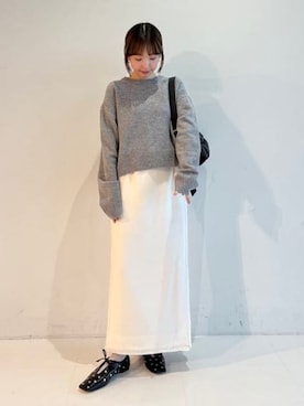 Demi-Luxe BEAMSさん（レディース・155cm）の秋コーディネート