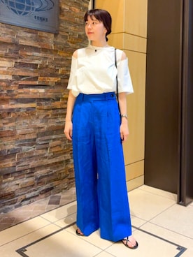 Demi-Luxe BEAMSさん（レディース・159cm）の夏コーディネート