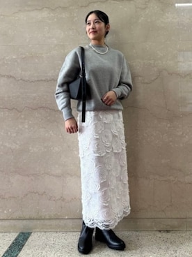 「Demi-Luxe BEAMS（デミルクス ビームス）のアイテム」を使った、Demi-Luxe BEAMSさん（レディース・157cm）の秋コーディネート