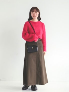 「TOFF&LOADSTONE（トフアンドロードストーン）のアイテム」を使った、Demi-Luxe BEAMSさん（レディース・158cm）の秋コーディネート