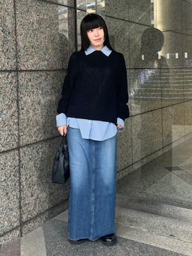 Demi-Luxe BEAMSさん（レディース・149cm）の冬コーディネート