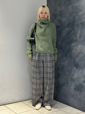 「Demi-Luxe BEAMS（デミルクス ビームス）のアイテム」を使った、Demi-Luxe BEAMSさん（レディース・154cm）の秋コーディネート